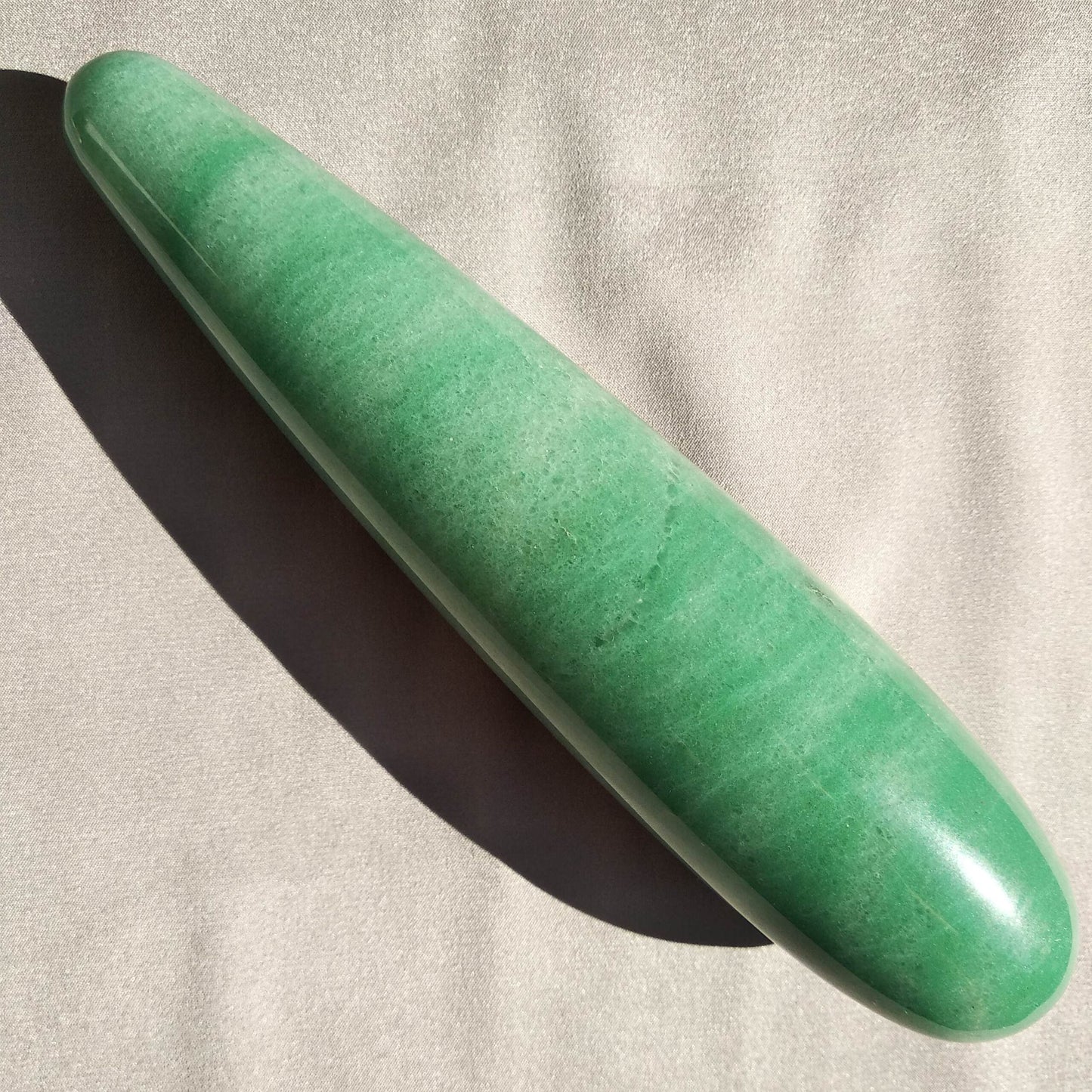 Yoni Wand Recht groene aventurijn