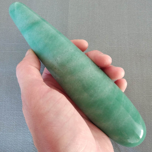 Yoni Wand Recht groene aventurijn