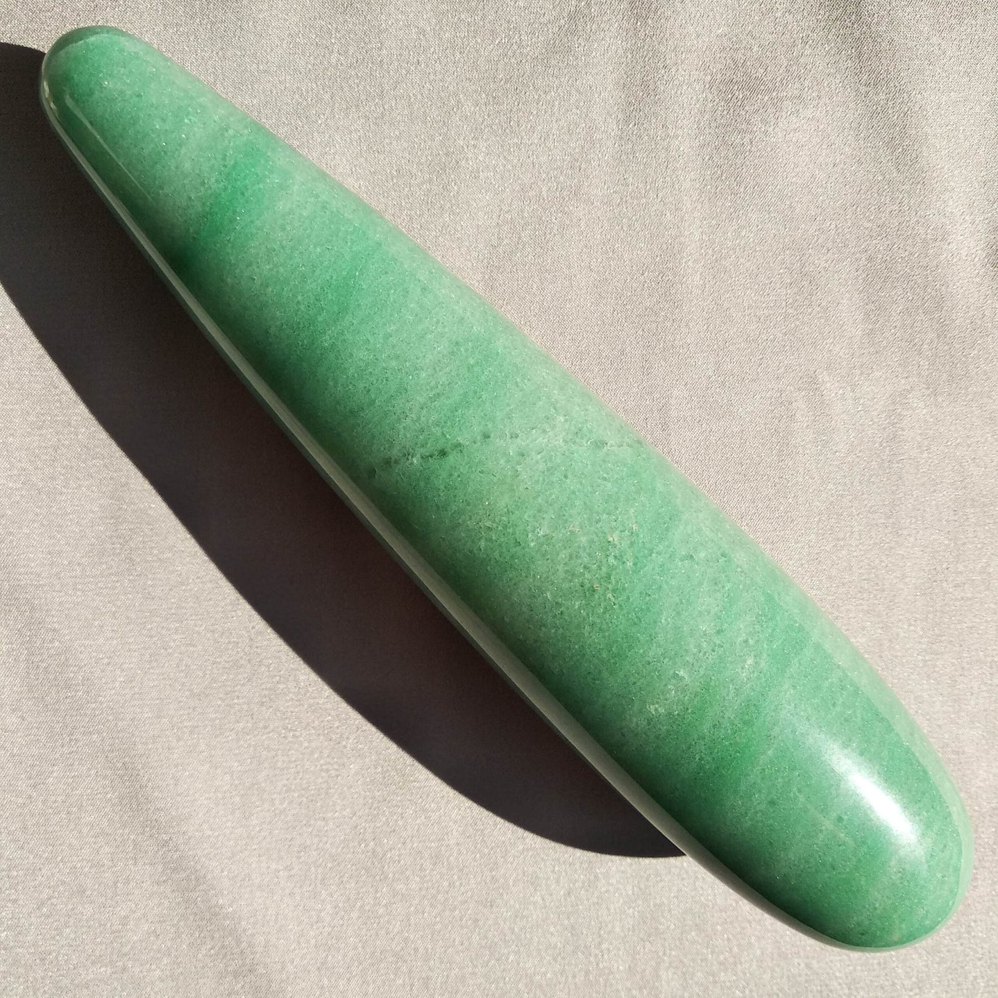 Yoni Wand Recht groene aventurijn