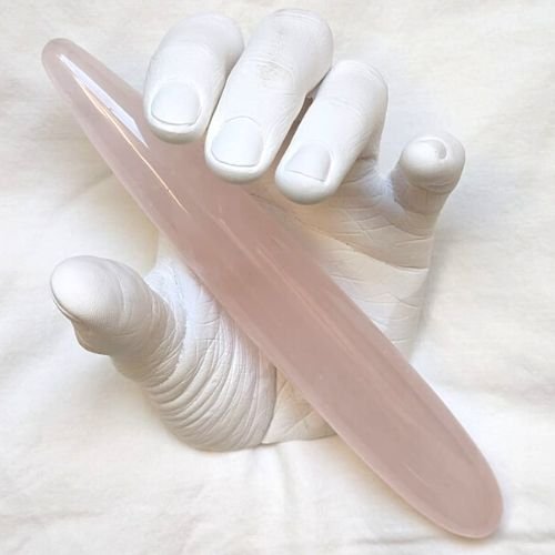 Yoni Wand Smal Rozenkwarts B-kwaliteit