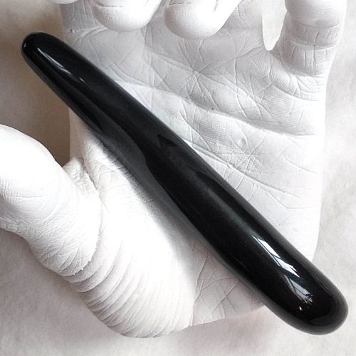 massagelepel Zwarte Obsidiaan