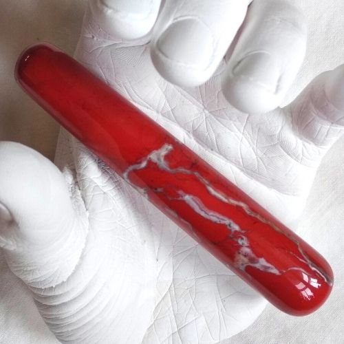 massagestick Rode Jaspis