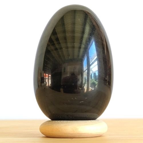 Zwarte Obsidiaan gelaagd